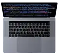 laptop with programming language related to website design and development visible on its screen.